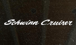 Vintage Schwinn Cruiser Decal White