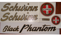 Vintage Schwinn Phantom Decals Complete Set