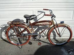 Vintage Schwinn bike_mead_brown