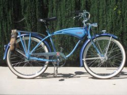 Vintage Schwinn Bike Chicago Cycle Dark Blue
