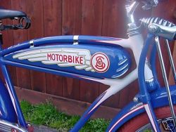 Vintage Schwinn bike_cobalt