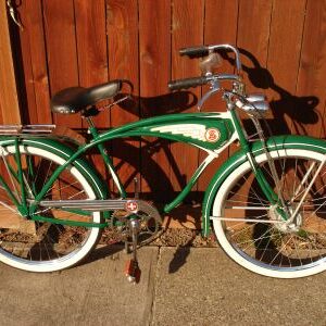 Vintage Schwinn Bike Coach Green