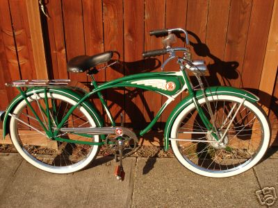 Vintage Schwinn Bike Coach Green