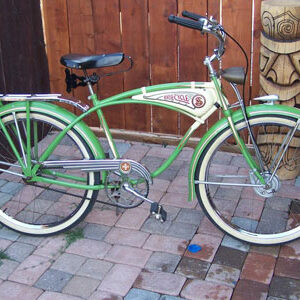 Vintage Schwinn bike_limegreen
