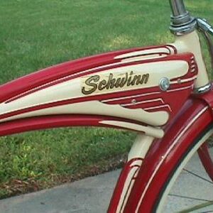 Vintage Schwinn bike_red