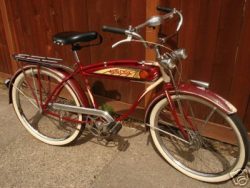 Vintage Schwinn bike_maroon