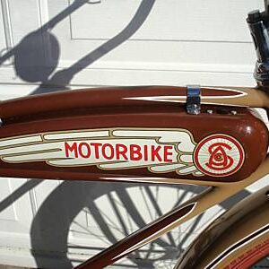 Vintage Schwinn bike_tan