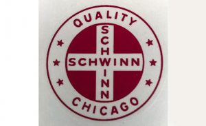 Vintage Schwinn Quality Seat Tube Rose