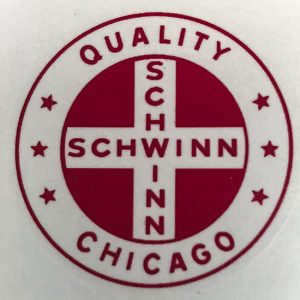 Vintage Schwinn Quality Seat Tube Rose